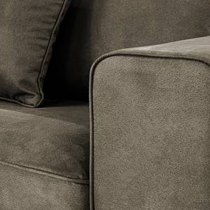 2,5-Sitzer Sofa Randan Antiklederlook - Microfaser Bice: Dunkelbraun