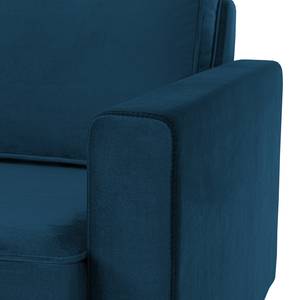 3-zitsbank Radon fluweel - Velours Ravi: Marineblauw