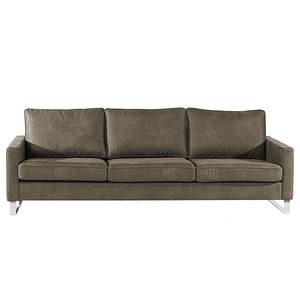 3-Sitzer Sofa Radon Microfaser Bice: Dunkelbraun