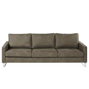 3-Sitzer Sofa Radon Microfaser Bice: Dunkelbraun