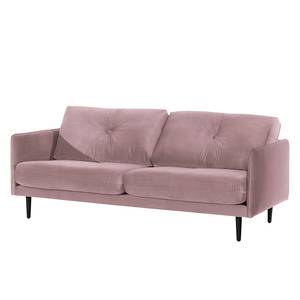 Sofa Pigna (3-Sitzer) Webstoff - Samt Ravi: Mauve