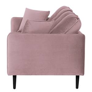 Sofa Pigna (3-Sitzer) Webstoff - Samt Ravi: Mauve