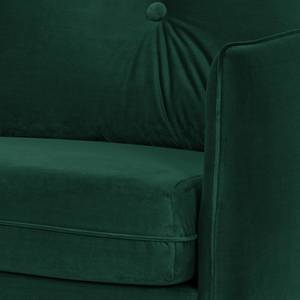 Sofa Pigna (3-Sitzer) Webstoff - Samt Ravi: Antikgrün
