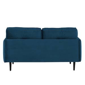 Sofa Pigna (2,5-Sitzer) Webstoff - Samt Ravi: Marineblau