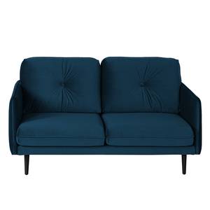 Sofa Pigna (2,5-Sitzer) Webstoff - Samt Ravi: Marineblau