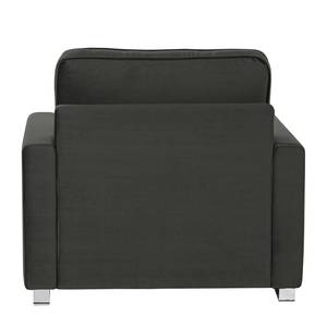 Fauteuil Radon Velours Ravi: Anthracite