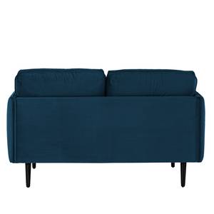 Sofa Pigna (2-Sitzer) Webstoff - Samt Ravi: Marineblau