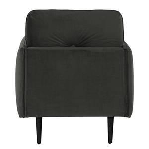 Fauteuil Pigna I Velours Ravi: Anthracite