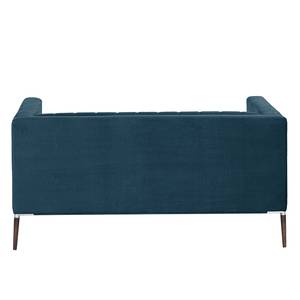 Sofa Luparo I (2-Sitzer) Webstoff - Samt Onoli: Marineblau