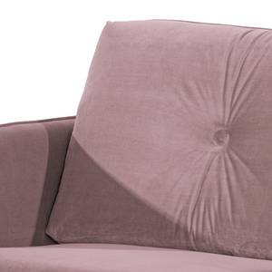 Fauteuil Pigna I Geweven stof - Velours Ravi: Mauve