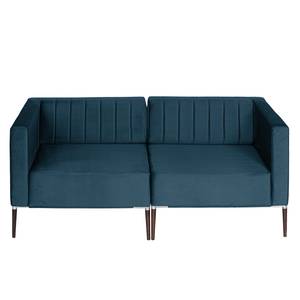 Sofa Luparo I (2,5-Sitzer) Webstoff - Samt Onoli: Marineblau