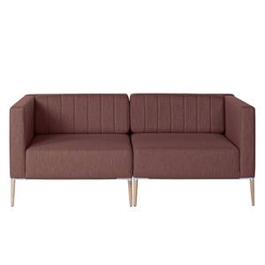 Sofa Luparo I (2,5-Sitzer) Webstoff - Webstoff Meara: Purpur