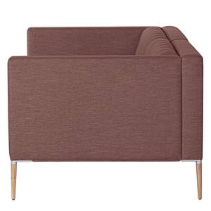 Sofa Luparo I (2,5-Sitzer) Webstoff - Webstoff Meara: Purpur