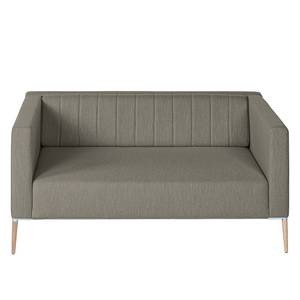 Sofa Luparo I (2-Sitzer) Webstoff - Webstoff Meara: Grau