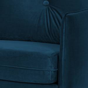 Sessel Pigna Webstoff - Samt Ravi: Marineblau