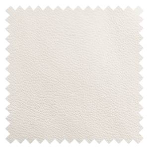 Divano angolare Sully Similpelle / Tessuto - Tessuto Voer / Similpelle Madara: grigio / bianco - Longchair preimpostata a destra