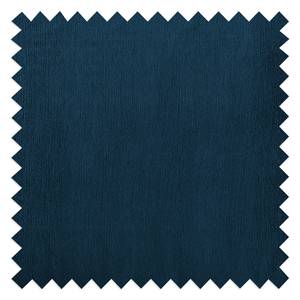 Canapé d’angle Radon Velours Ravi: Bleu marine - Méridienne longue à droite (vue de face)