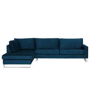 Ecksofa Radon I Samt Ravi: Marineblau