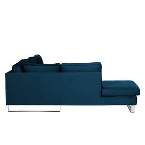 Ecksofa Radon I Samt Ravi: Marineblau