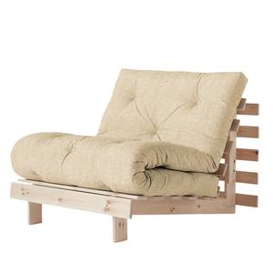 Slaapfauteuil Roots 90 II katoen/linnen - Beige