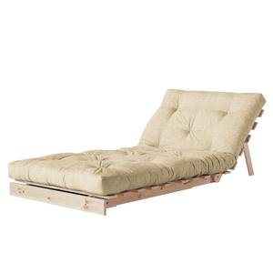 Fauteuil convertible Roots 90 II Coton / Lin - Beige