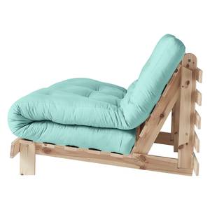 Schlafsofa Roots 140 I Baumwolle - Mintgrün - Beige