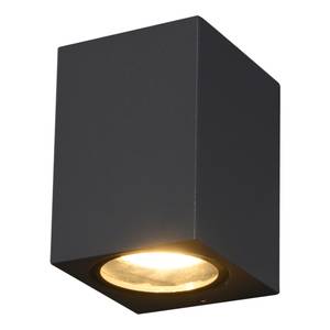 Buitenwandlamp Cubus II glas/aluminium - 1 lichtbron