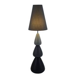 Lampadaire Sasso II Tissu mélangé / Céramique - 1 ampoule