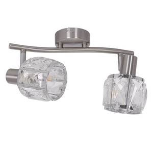 LED-plafondlamp Josefa I glas/aluminium - 2 lichtbronnen