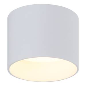 LED-plafondlamp Trios textielmix/aluminium - 2 lichtbronnen - Wit - Diameter: 10 cm