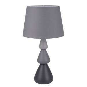 Lampe Sasso I Tissu mélangé / Céramique - 1 ampoule