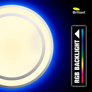 Pflafonnier LED Vilma Acrylique / Acier - 1 ampoule
