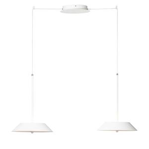 LED-hanglamp Skadi aluminium - 2 lichtbronnen