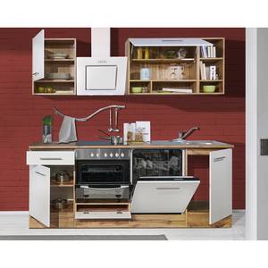 Küchenzeile Wilawa I (12-teilig) Mit Elektrogeräten - 220 cm - Weiß