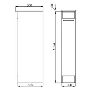 Cuisine équipée Wilawa III (14 éléments) Appareils électroménagers inclus - 310 cm - Gris