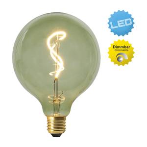 LED-Leuchtmittel Dilly I Klarglas / Aluminium - 1-flammig - Lindgrün