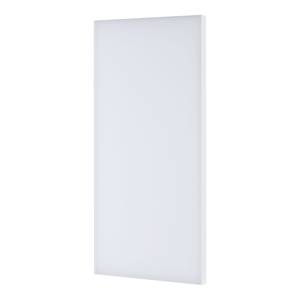 Plafond- & wandpaneel Velora X melkglas/aluminium - 1 lichtbron