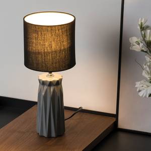 Lampe Glossy Glow Tissu mélangé / Céramique - 1 ampoule