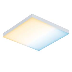 Plafond- & wandpaneel Velora IX melkglas/aluminium - 1 lichtbron