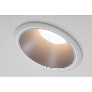 Spot encastrable Cole II Aluminium / Polycarbonate - Blanc / Argenté - Nb d'ampoules : 3