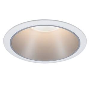 Inbouwlamp Cole II aluminium/polycarbonaat - Wit/zilverkleurig - Aantal lichtbronnen: 3