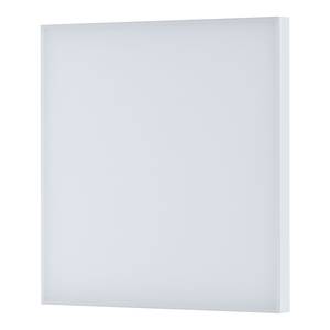 Plafond- & wandpaneel Velora V melkglas/aluminium - 1 lichtbron