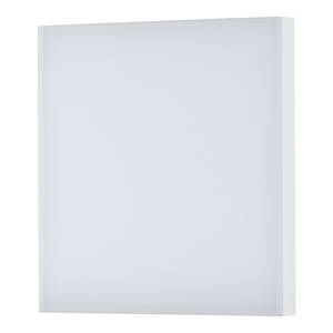 Plafond- & wandpaneel Velora VI melkglas/aluminium - 1 lichtbron