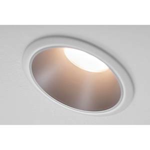 Inbouwlamp Cole II aluminium/polycarbonaat - Wit/zilverkleurig - Aantal lichtbronnen: 1