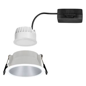 Inbouwlamp Cole II aluminium/polycarbonaat - Wit/zilverkleurig - Aantal lichtbronnen: 1