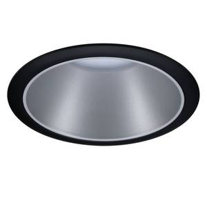 Spot encastrable Cole II Aluminium / Polycarbonate - Noir / Argenté - Nb d'ampoules : 3