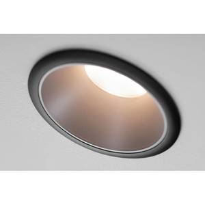 Spot encastrable Cole II Aluminium / Polycarbonate - Noir / Argenté - Nb d'ampoules : 1