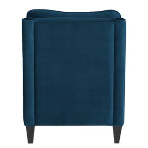 Fauteuil Wingen I Velours - Velours Ravi: Bleu marine