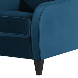 Fauteuil Wingen I Velours - Velours Ravi: Bleu marine