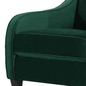 Fauteuil Wingen I Velours - Velours Ravi: Vert vieilli